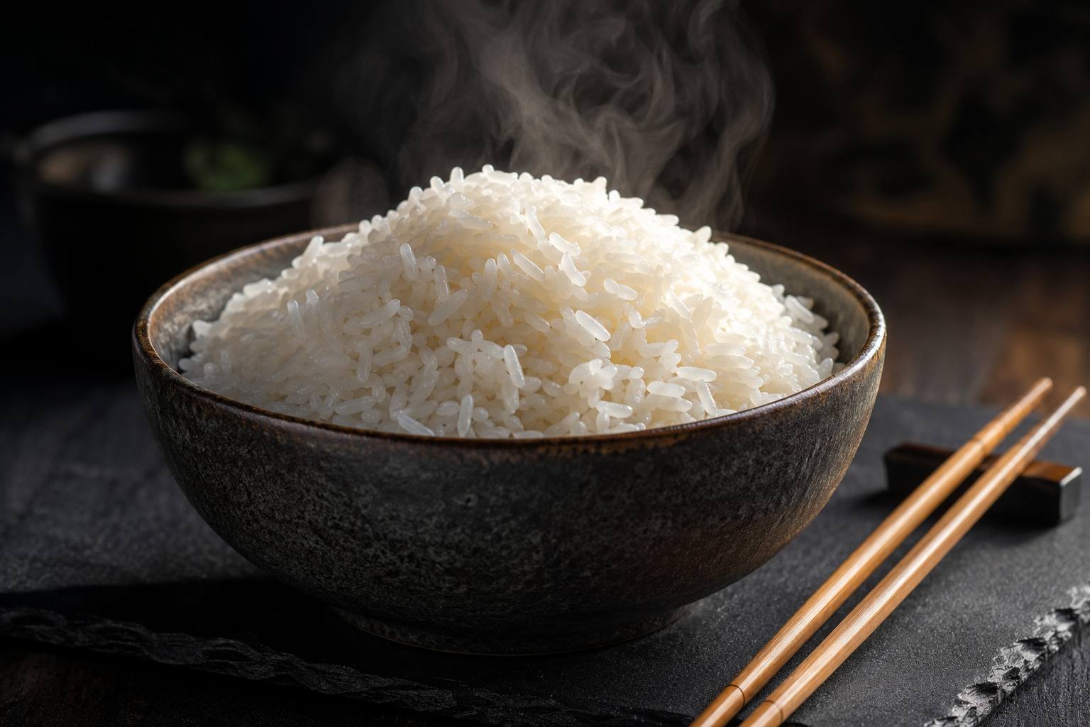 White long grain rice